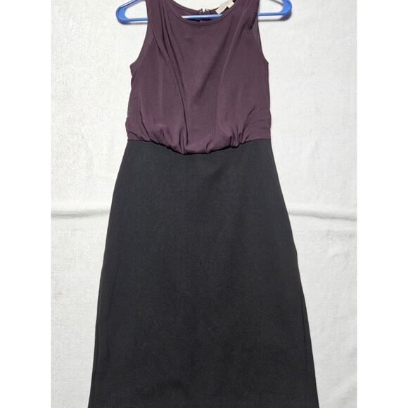 LOFT Dresses & Skirts - Ann Taylor Loft 2 tone purple and black Solid Work Professional Skirt Size 2